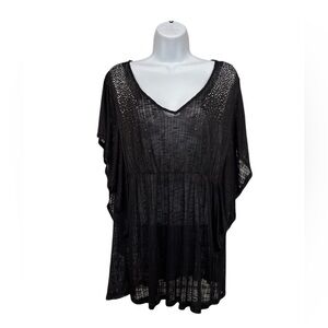 🔥Deb semi-sheer blouse 19” p2p